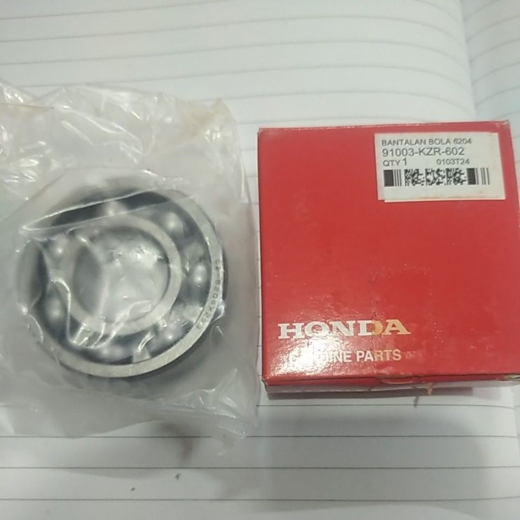 Bearing radial As pulley matic 6204 91003-KZR-602