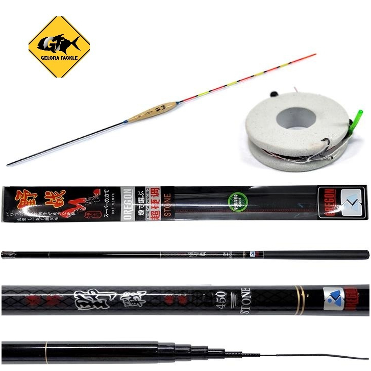 Joran Tegek Oregon STONE 360 450 540 630 720 Ruas Panjang Kuat Non Kolong dan Kolong