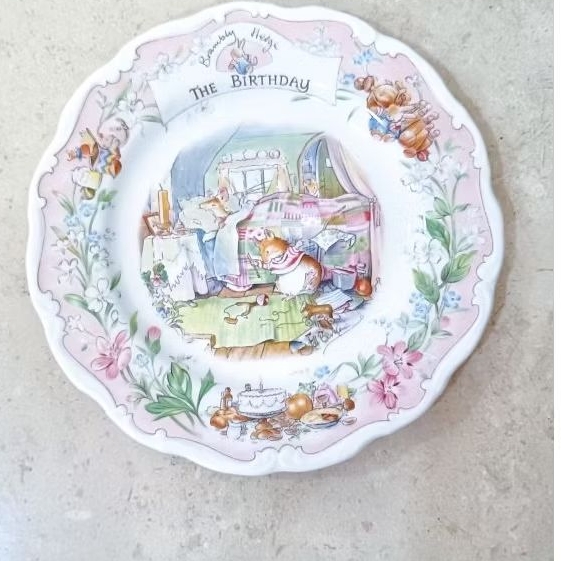 piring keramik Royal Doulton Brambly Hedge plate 20 cm sale