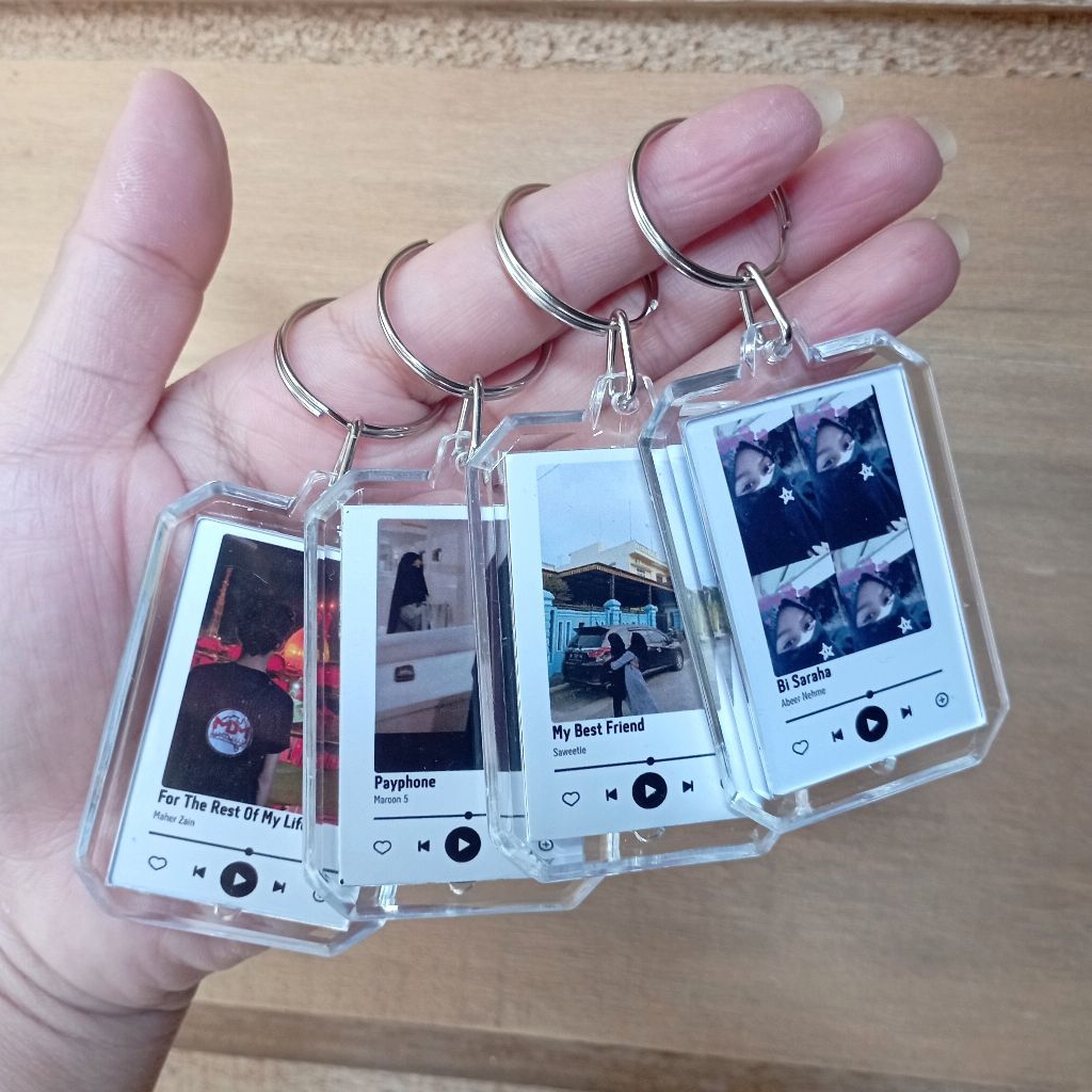 Ganci Aklirik Spotify bebas Custom Foto dan Lagu (COD dan BISA INSTANT)