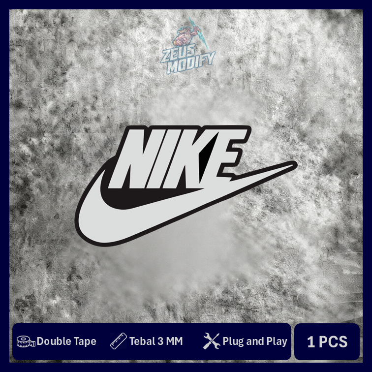 EMBLEM LOGO NIKE TIMBUL AKRILIK 1PCS