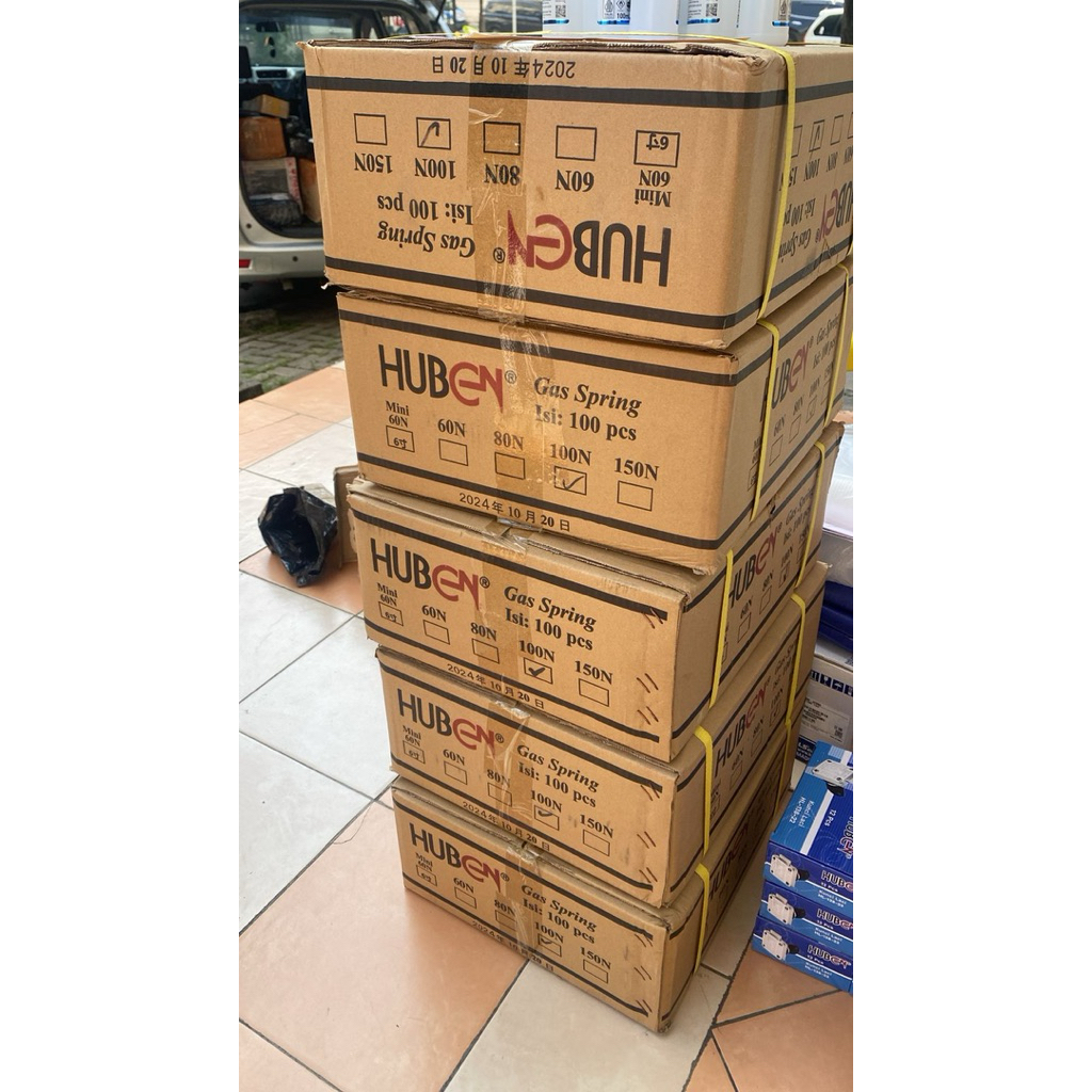 Gas Spring GS 100N Huben | Engsel Hidrolik | Gas Spring Hidrolik | Gas Spring Lemari | Gas Spring Jo