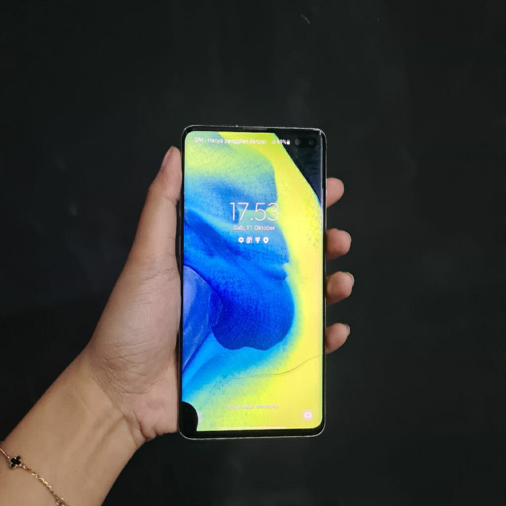 Samsung Galaxy S10+ 8/128 Normal Minus Tompel & Retak - Harga 2 Juta Denbar