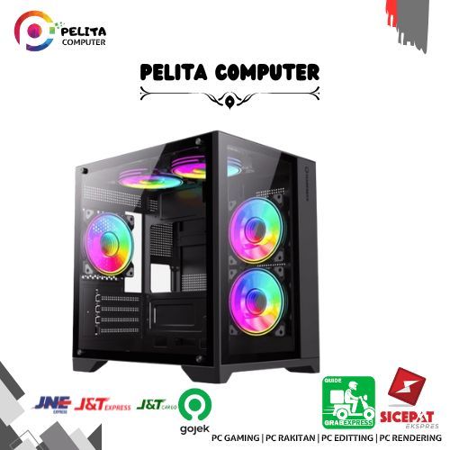 PC RYZEN 5 8600G DDR5 16GB SSD NVME 512GB HDD 500GB RAKITAN COMPUTER KOMPUTER