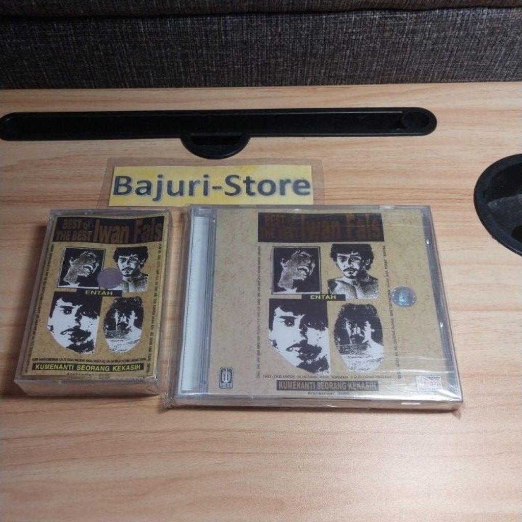CD "Iwan Fals" + Kaset Pita "Iwan Fals"/Album "Best Of The Best Iwan Fals"/Sepaket CD & Kaset/Sealed