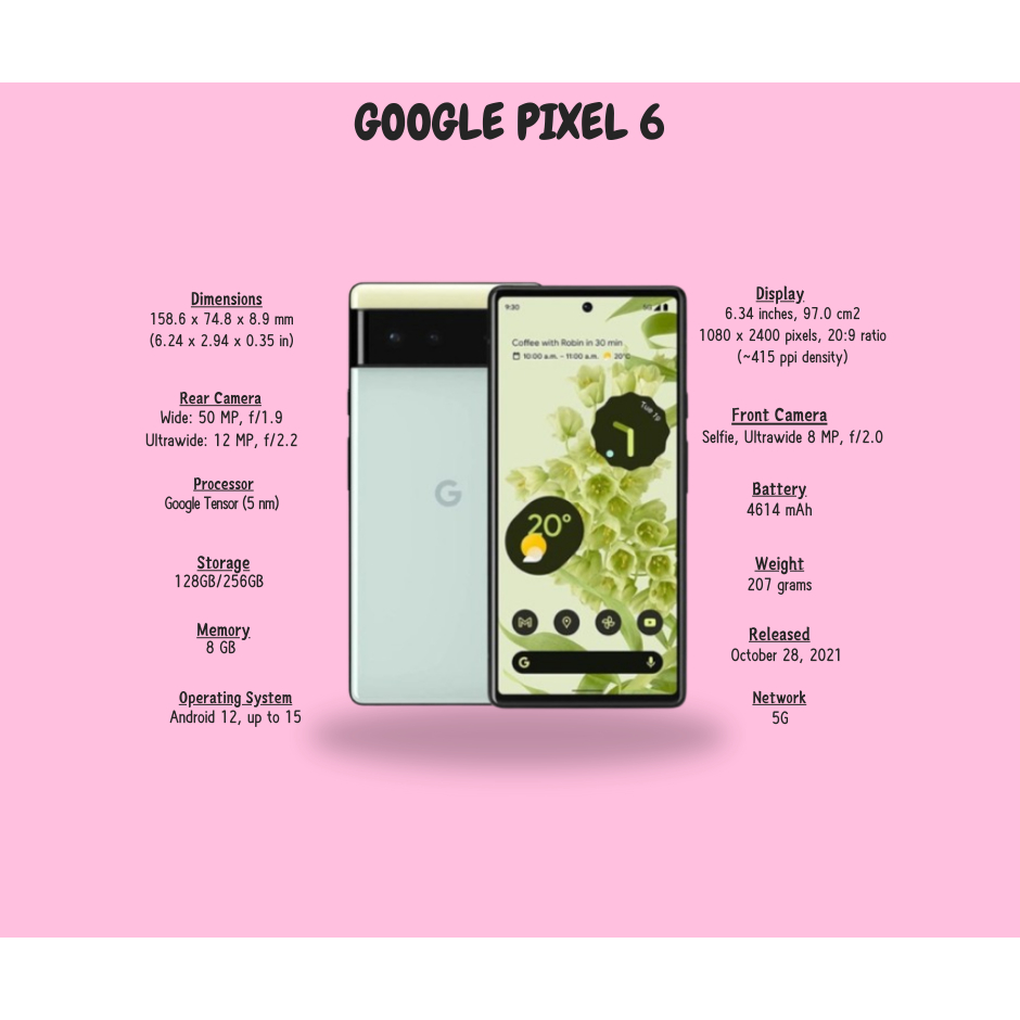 PXL 6 LG Q92 8GB-128GB /256GB SECOND ORIGNAL