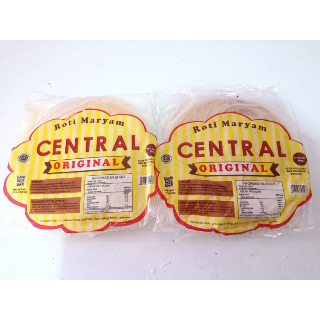 (READY) Roti Maryam Central Besar Frozen Food & Cemilan