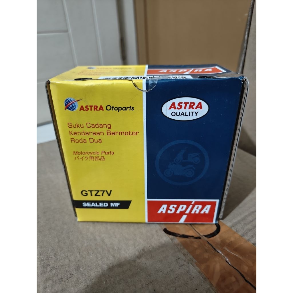 Aki / baterai motobatt GTZ7V asli NMAX OLD