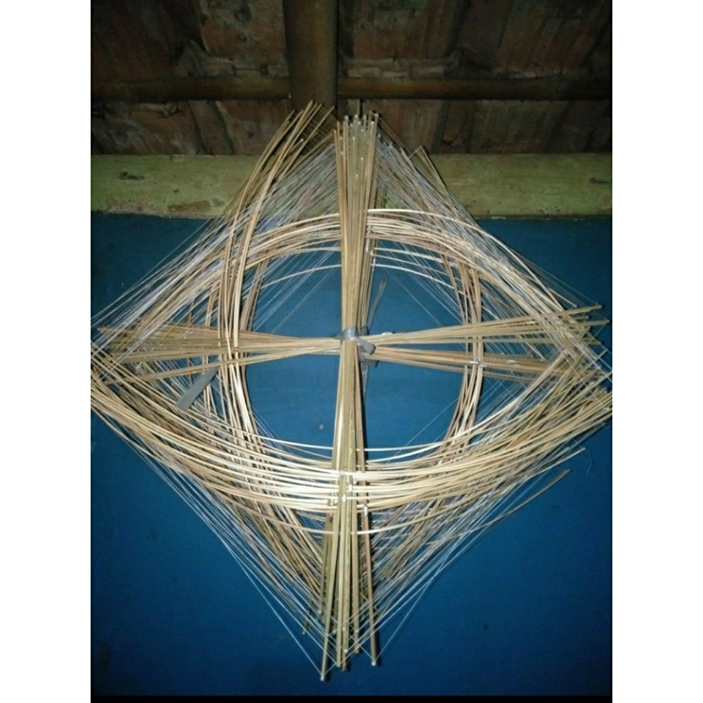 Arku Kerangka Layangan bahan bambu apus Jenis seot sukhoi benang dobel 2 Lilitan isi 20 pcs