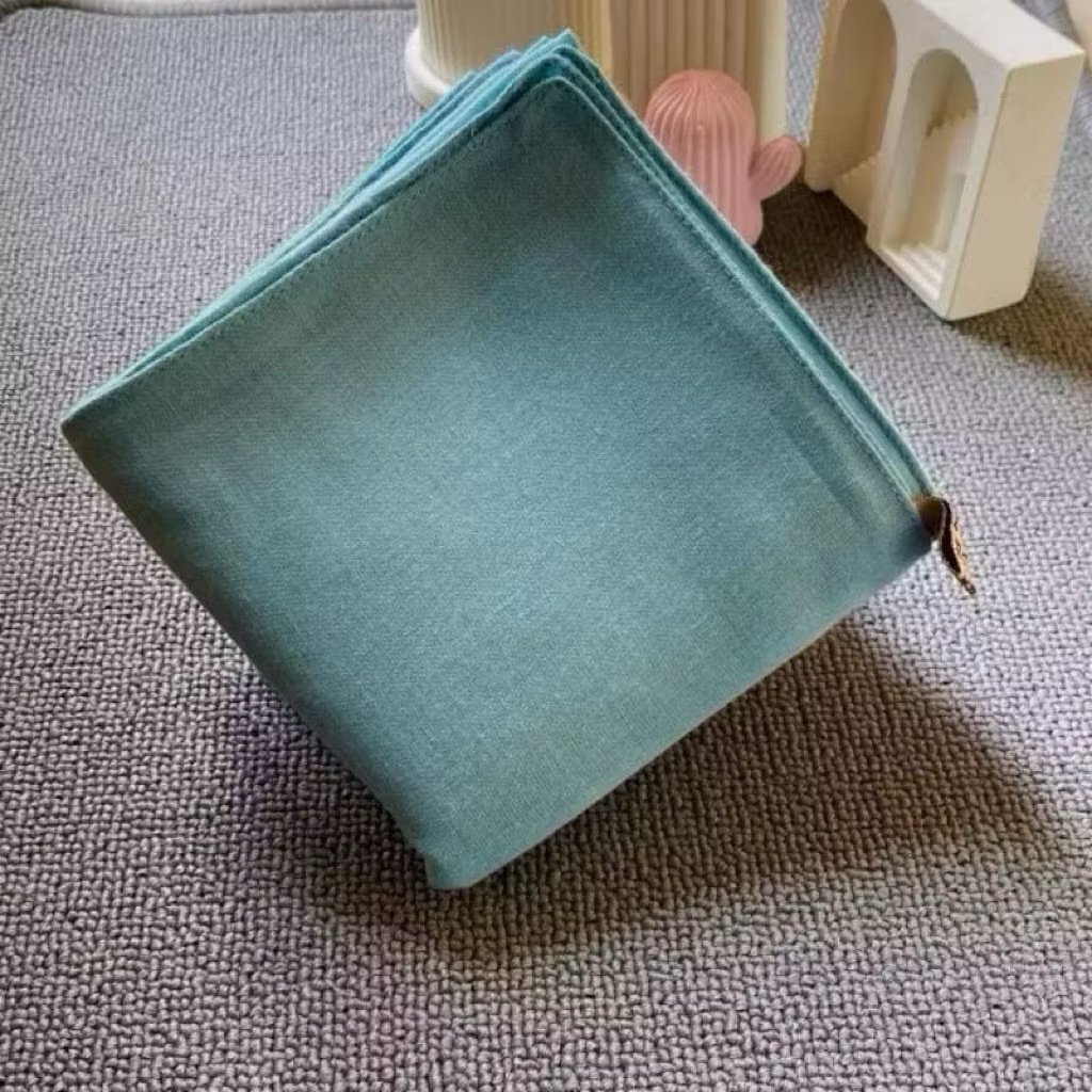 Hijab Segiempat Paris Premium Biru Wardah •Biru Wardah•