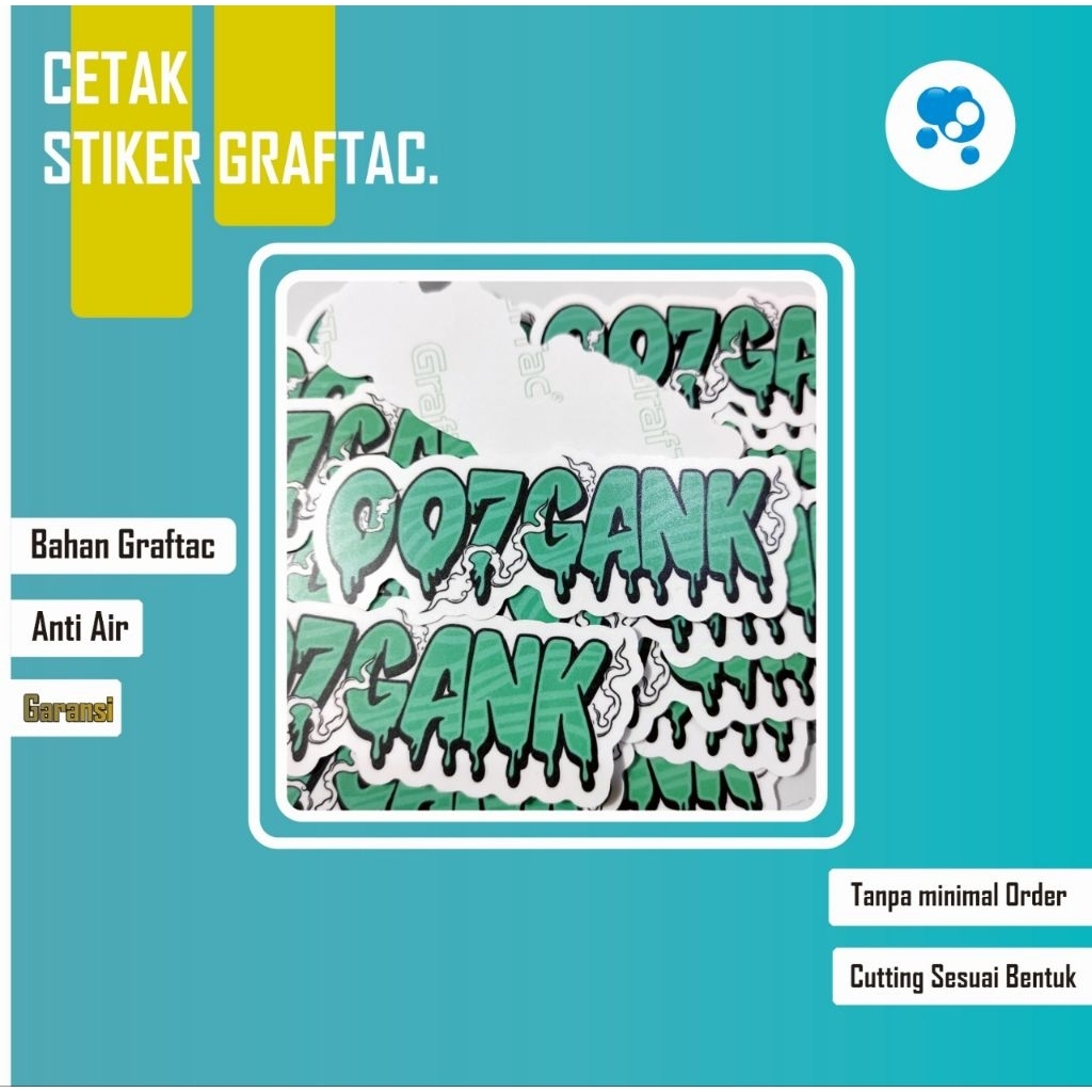 STIKER CUSTOM BAHAN GRAFTAC FREE CUTTING