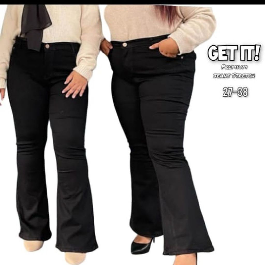 JEANS PREMIUM WANITA GET IT CUTBRAY JUMBO