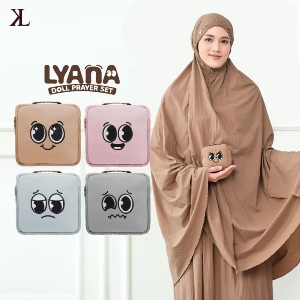 Lyana Doll Prayer Set by Kallia Label (Mukena Wanita Dewasa)