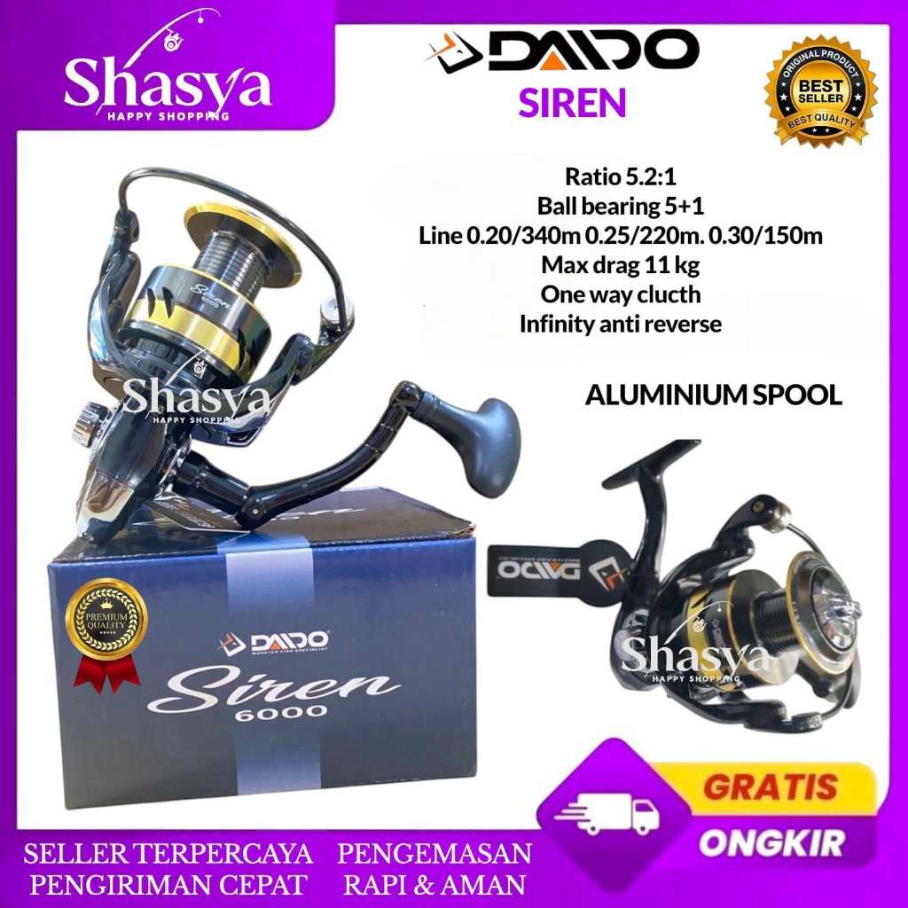 Reel Pancingan Daido Siren 6000