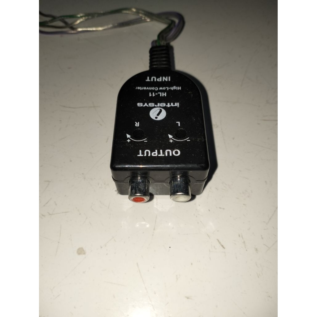 Audio converter rca intersys