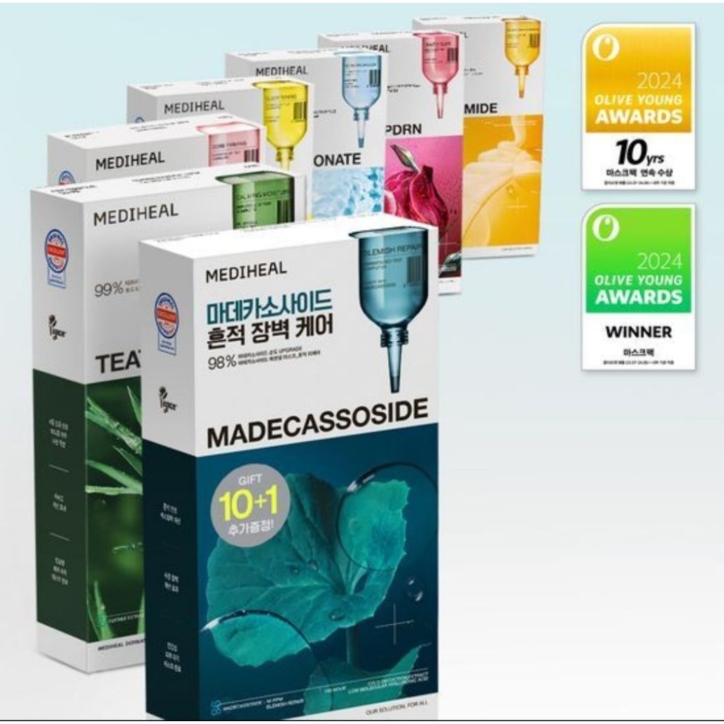 MEDIHEAL ROSE PDRN Mask 100% ORI OLIVE YOUNG KOREA