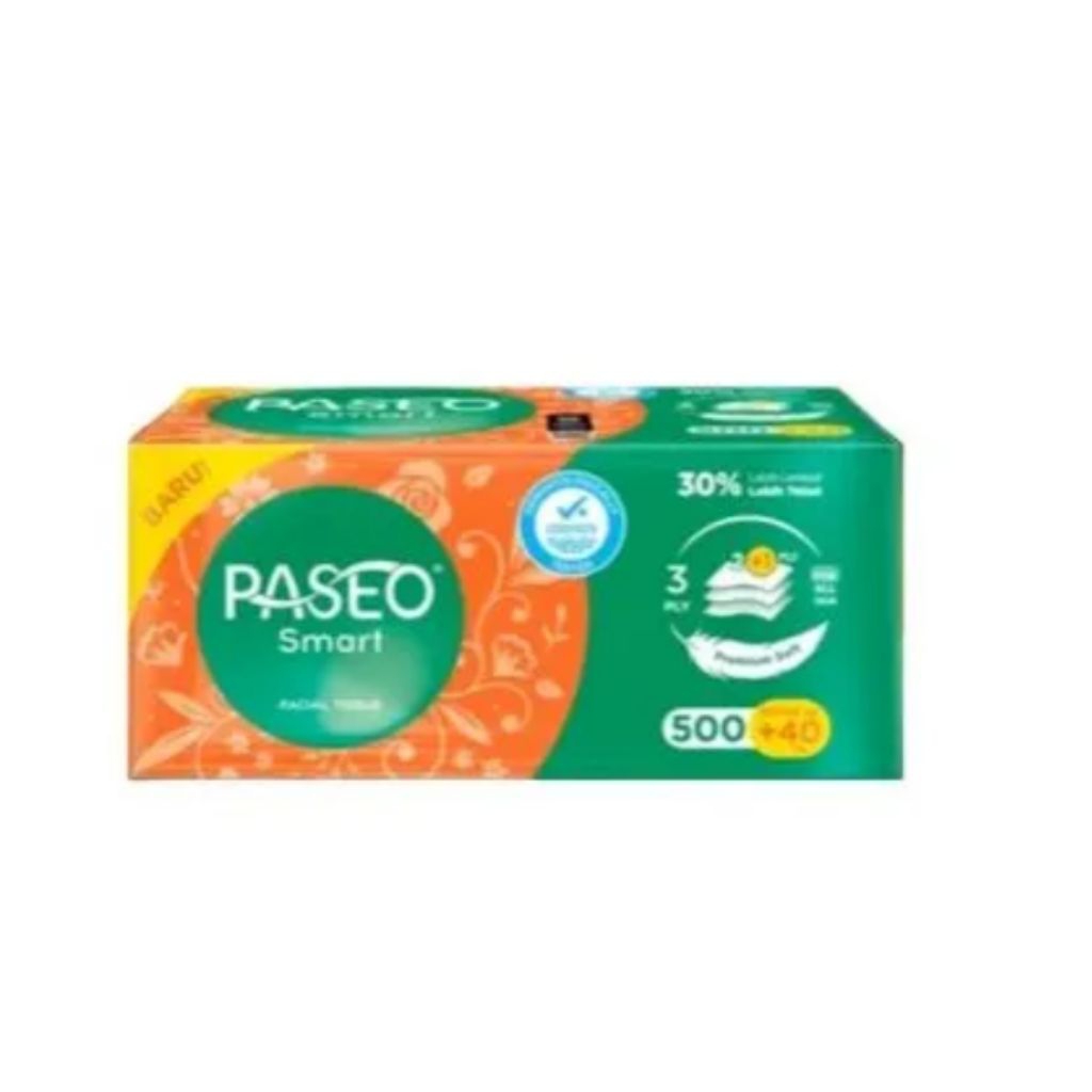 PASEO Tissue Smart 500 Sheets / Tisu Paseo Facial Tissue