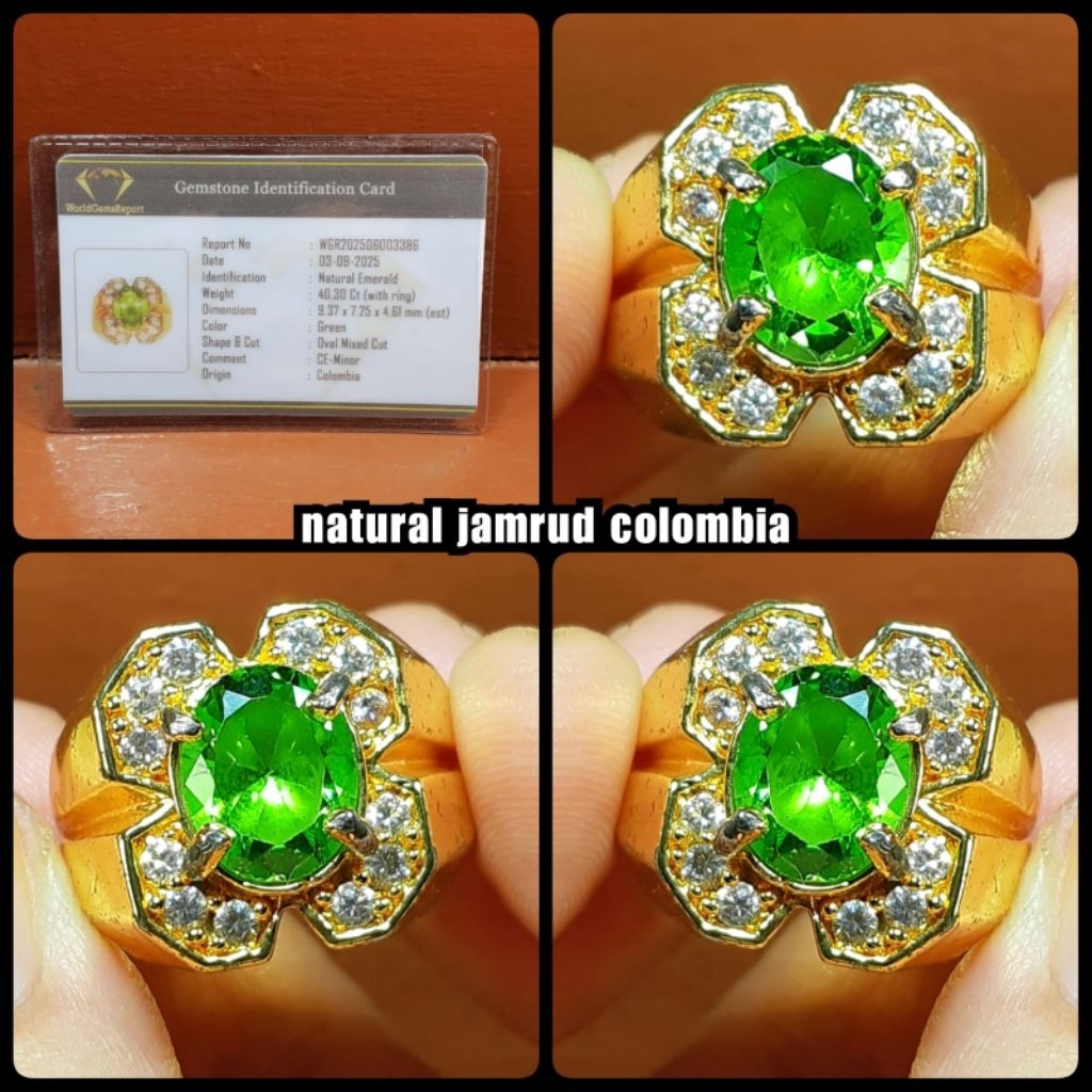 natural batu permata Jamrud colombia colour hawaii
