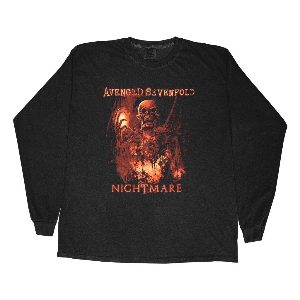 Kaos Band Avenged Sevenfold Nightmare Longsleeve Tshirt Lengan Panjang