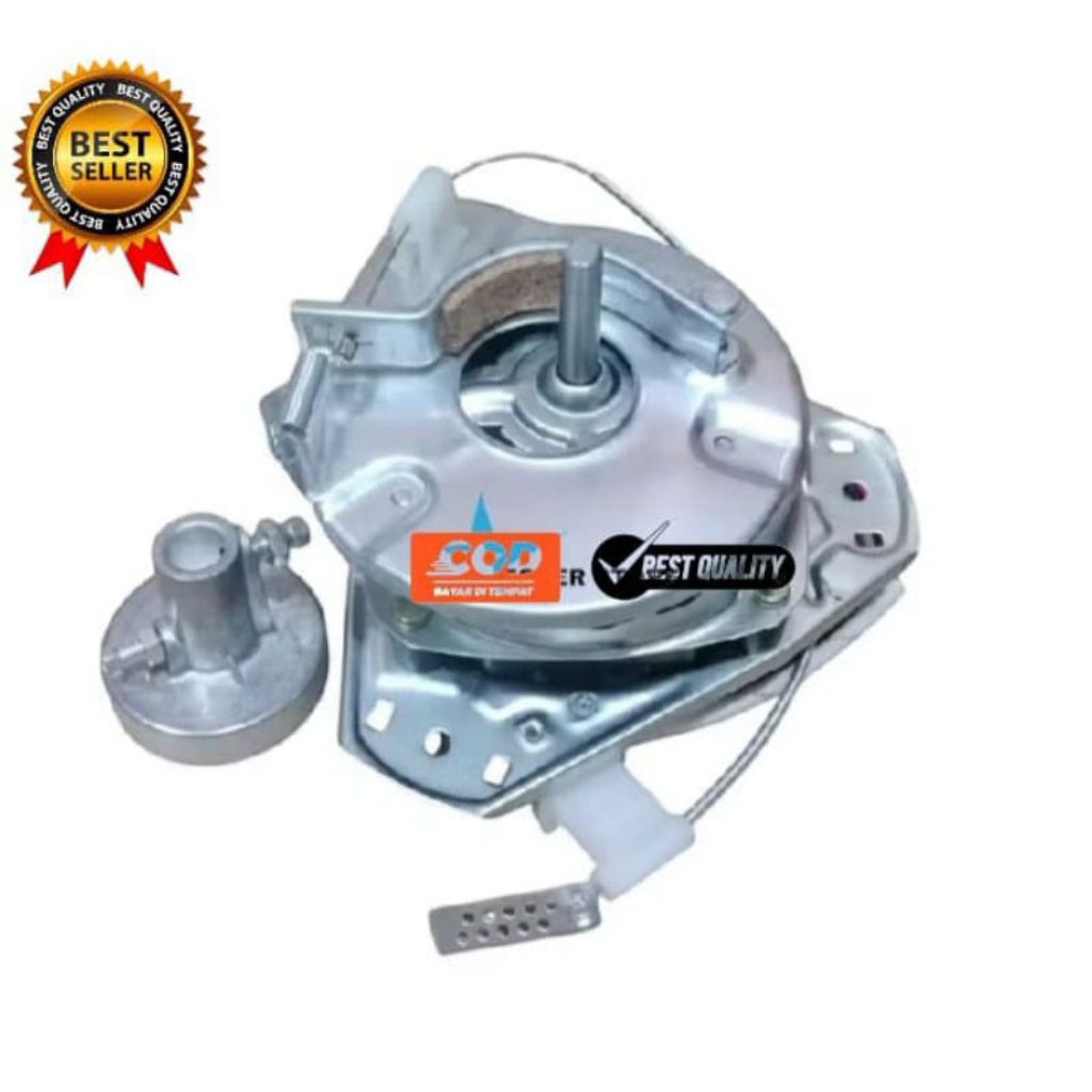 DINAMO SPIN AQUA PENGERING MESIN CUCI AQUA 2 TABUNG GULUNGAN TEMBAGA 1set puly