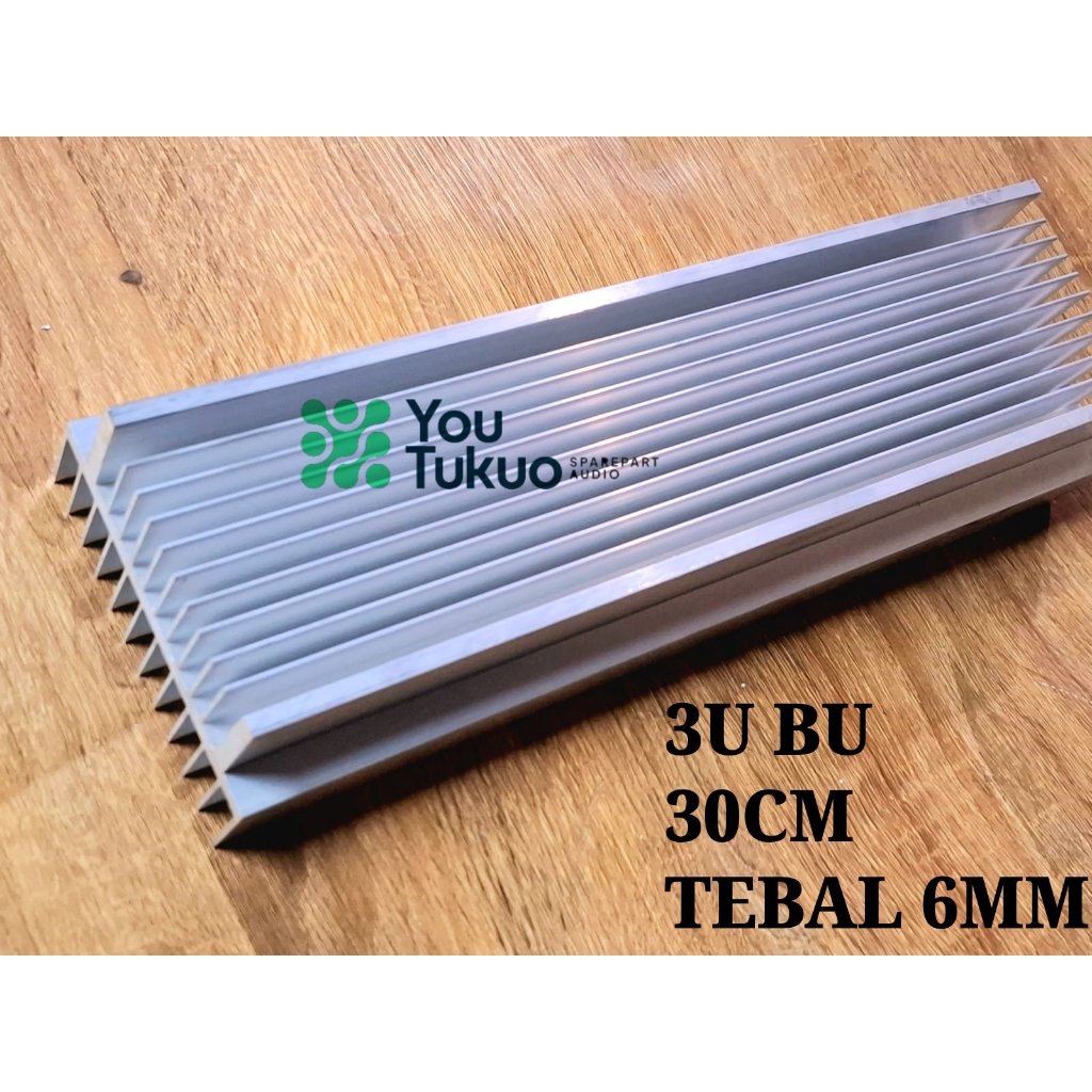 Heatsink pendingin 3U 30cm TEBAL 6mm HS 3U 30CM