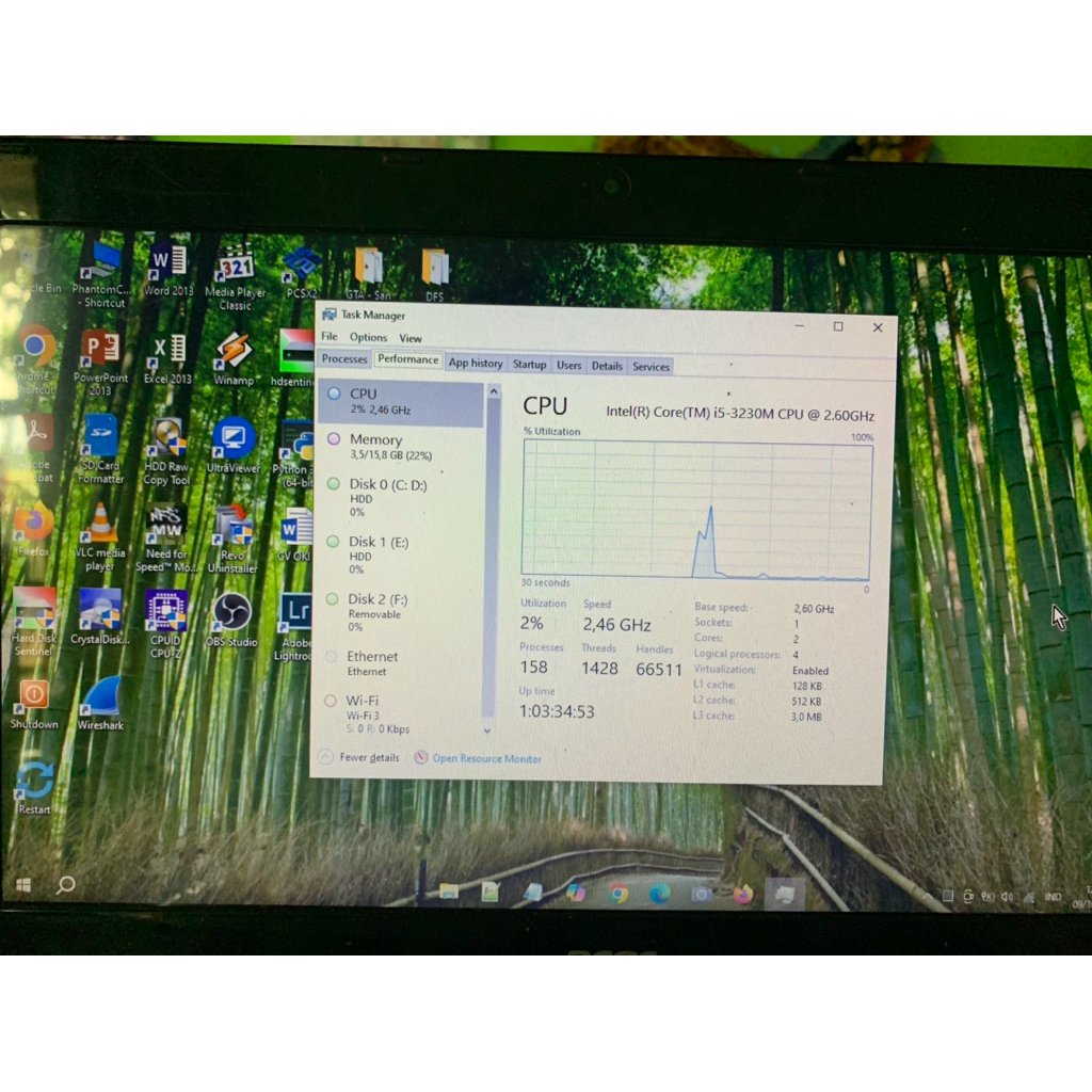 ACER E1-471 core i5-3230m ram 16gb