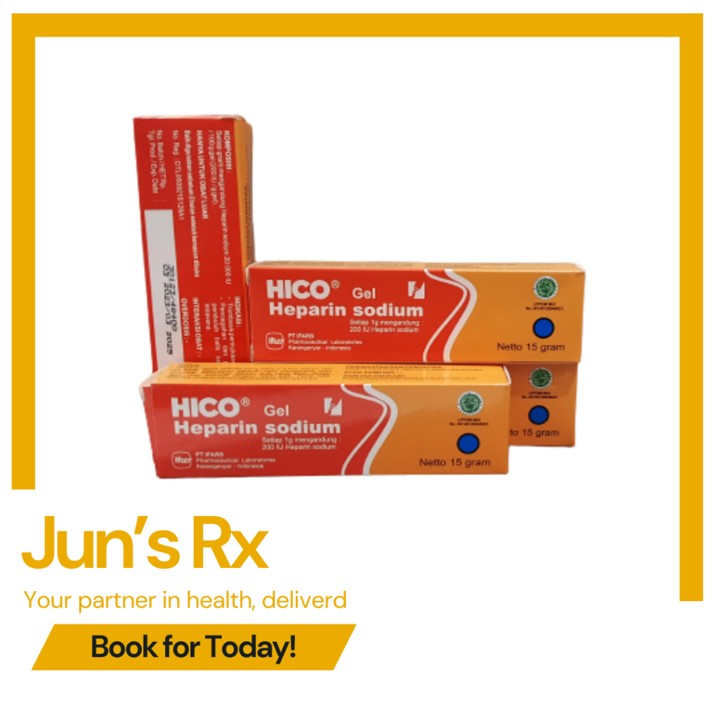 Hico Gel 15 gram | Heparin Sodium