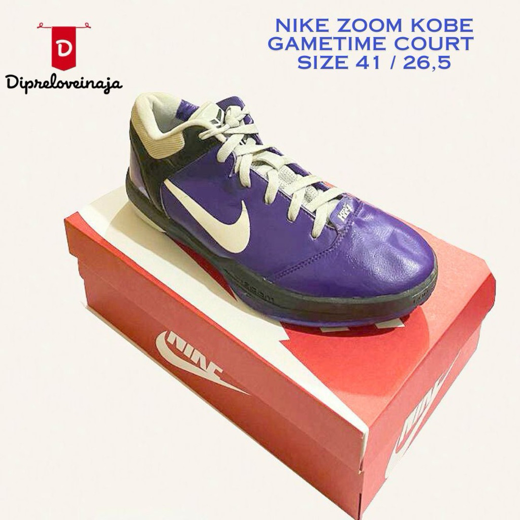 NIKE ZOOM KOBE BRYANT  GAME TIME COURT PRELOVED