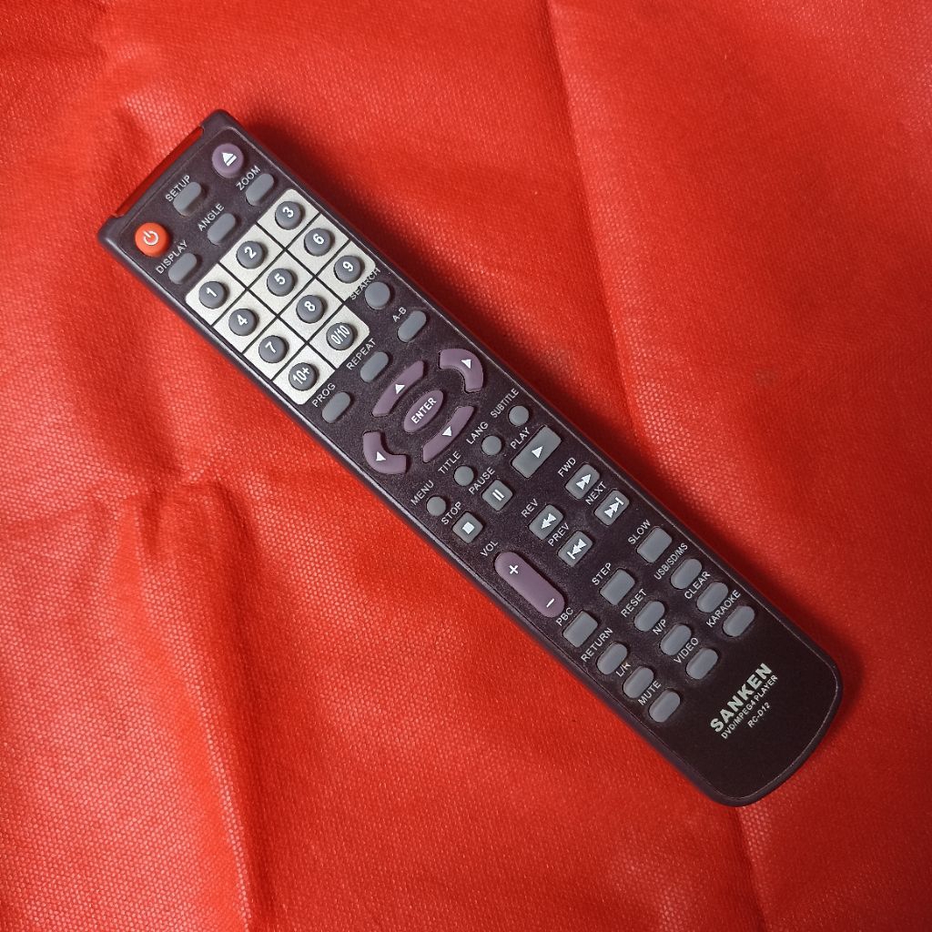 Remot DVD Sanken RC-D12 Second Original