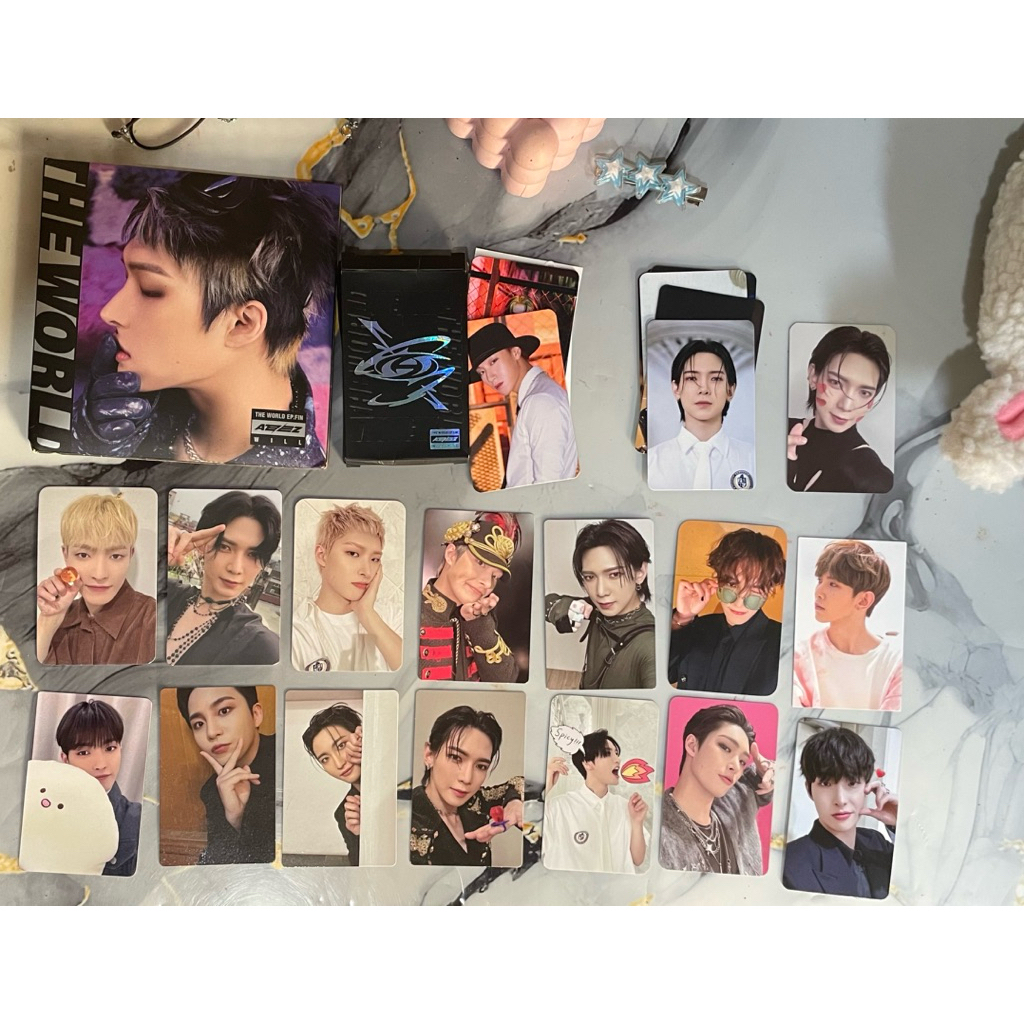 ATEEZ HONGJOONG MINGI SEONGHWA SAN JONGHO YEOSANG PHOTOCARD ALBUM ONLY OFFICIAL HELLO82