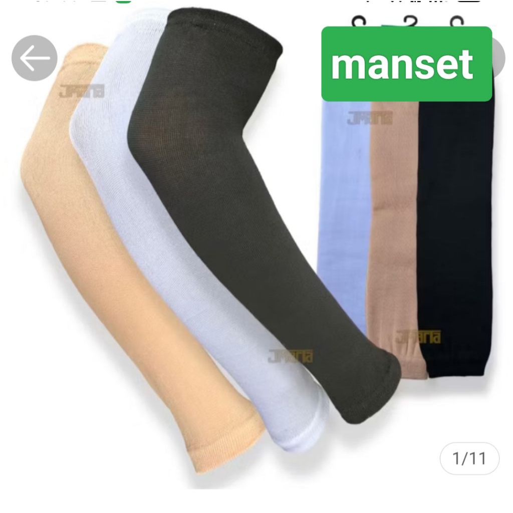 manset tangan deker tangan handsock.manset lengan panjang wanita pria