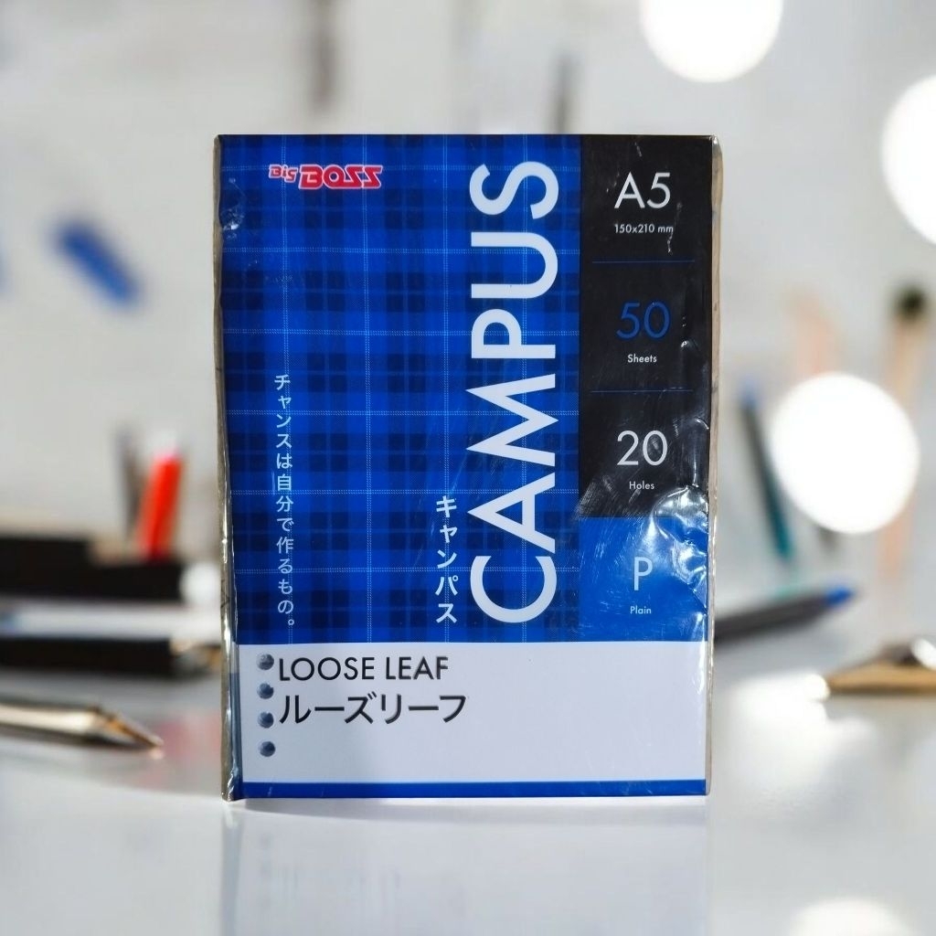 LOOSE LEAF /KERTAS BINDER POLOS TANPA GARIS A5 50 LEMBAR