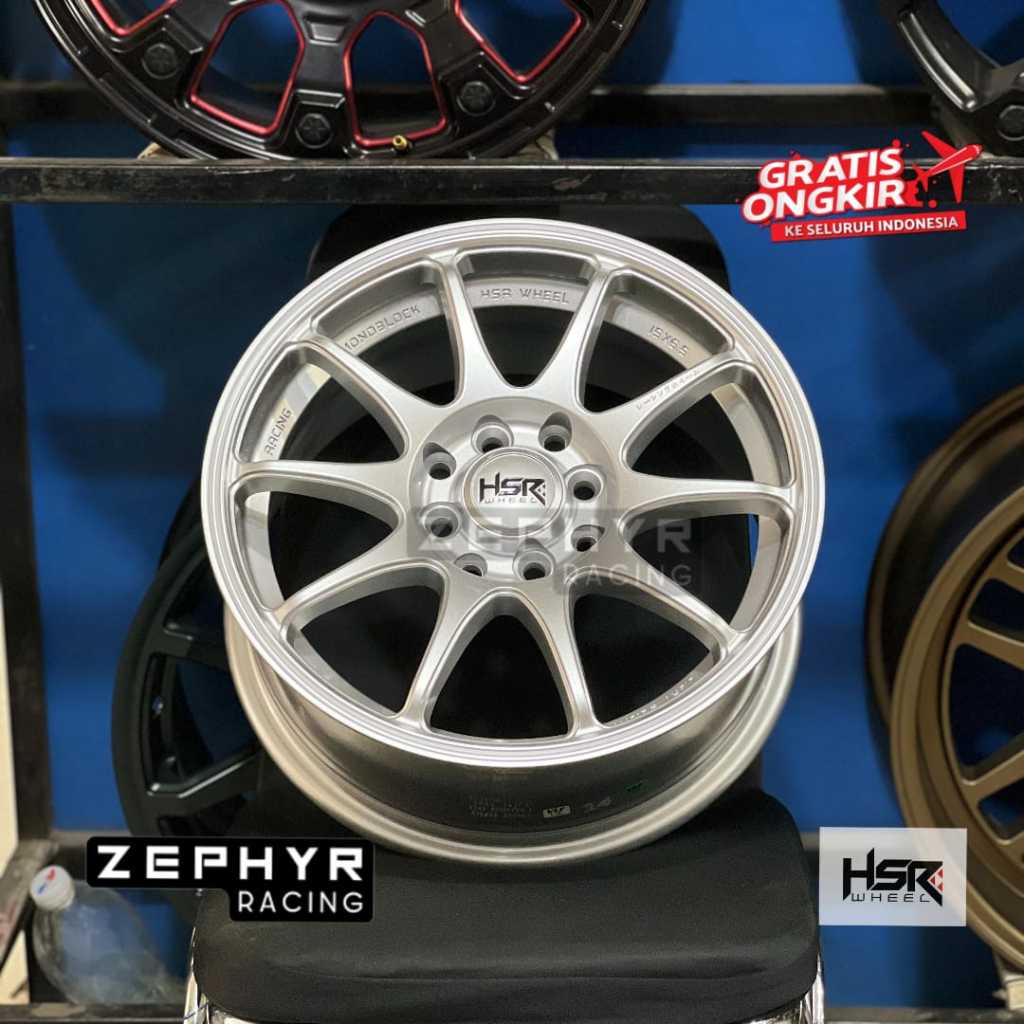 PROMO Velg R15 HSR Indy Iron Silver Xenia Yaris RING 15