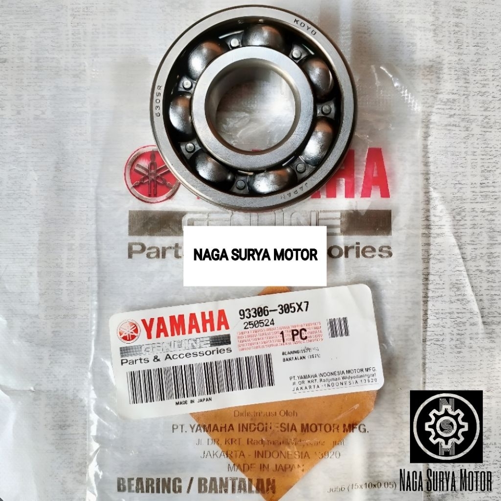 Bearing laher 6305 kruk as kanan Vixion old 93306-305X7 ORI YGP