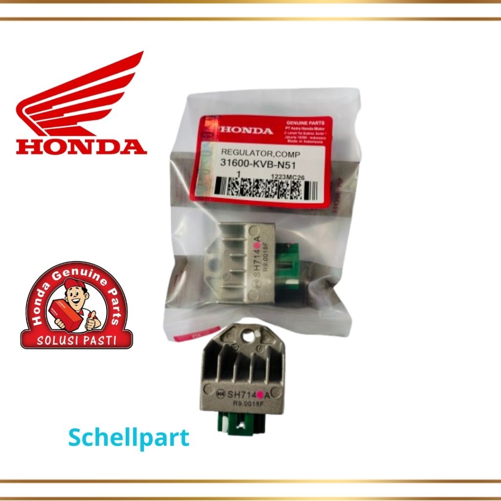 kiprok/regulator rectifier Vario 110 karbu,beat karbu original AHM