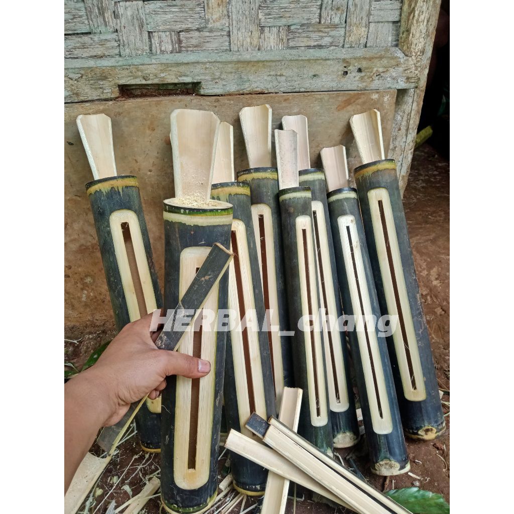 Kentongan Bambu Hitam/Kentongan kesenian/Kentongan unik/kentongan pos ronda