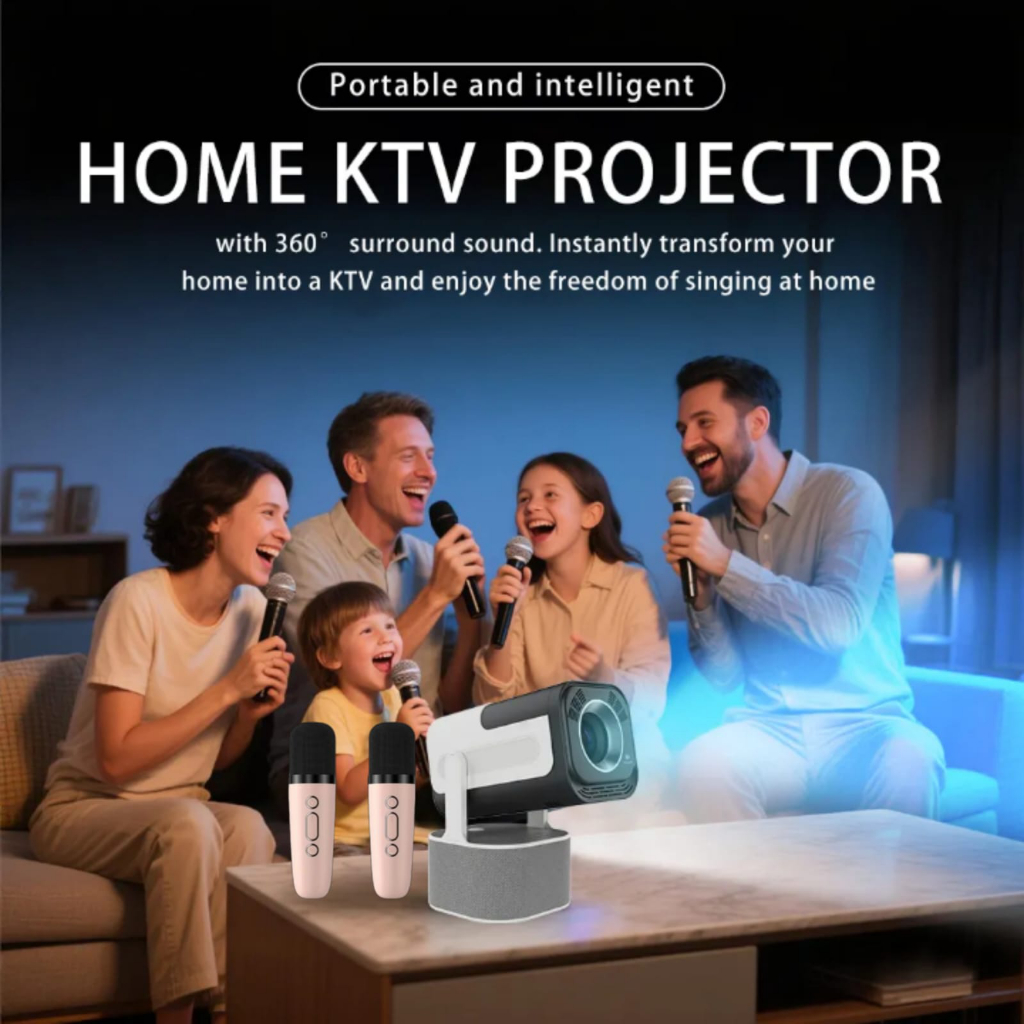 Proyektor TSD 320 LCD 720P Support 4K – Android 13 dengan Mikrofon | Kualitas Terbaik Garansi Resmi