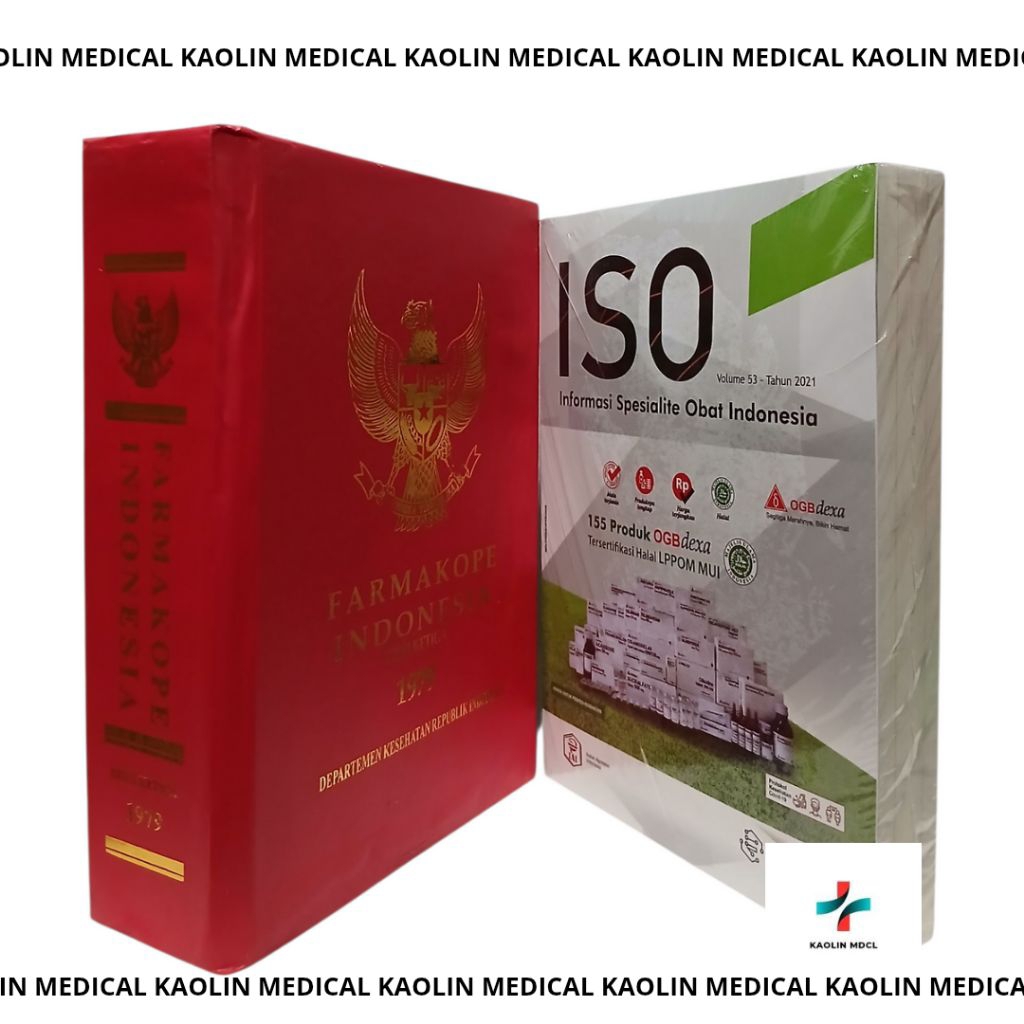 PAKET 2 BUKU FARMASI FARMAKOPE INDONESIA 3 (FI 3) DAN ISO OBAT VOL.53 TERLARIS