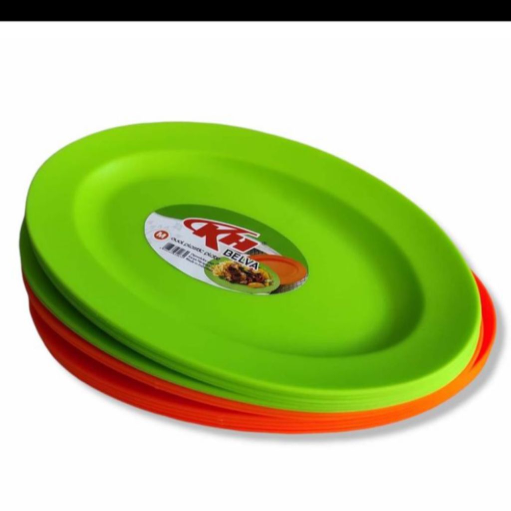 Piring Oval/Piring Belva KH/Piring Oval Plastik/Piring Belva