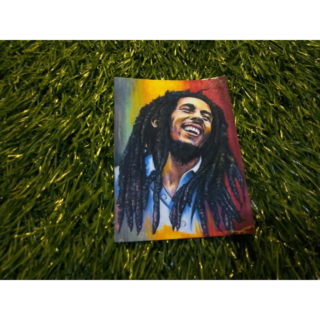 stiker vinyl bob marley