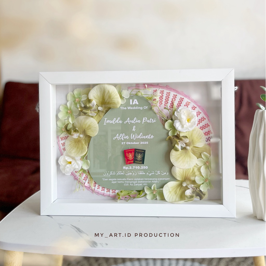 MAHAR UANG PERNIKAHAN / MAHAR NIKAH AKRILIK /