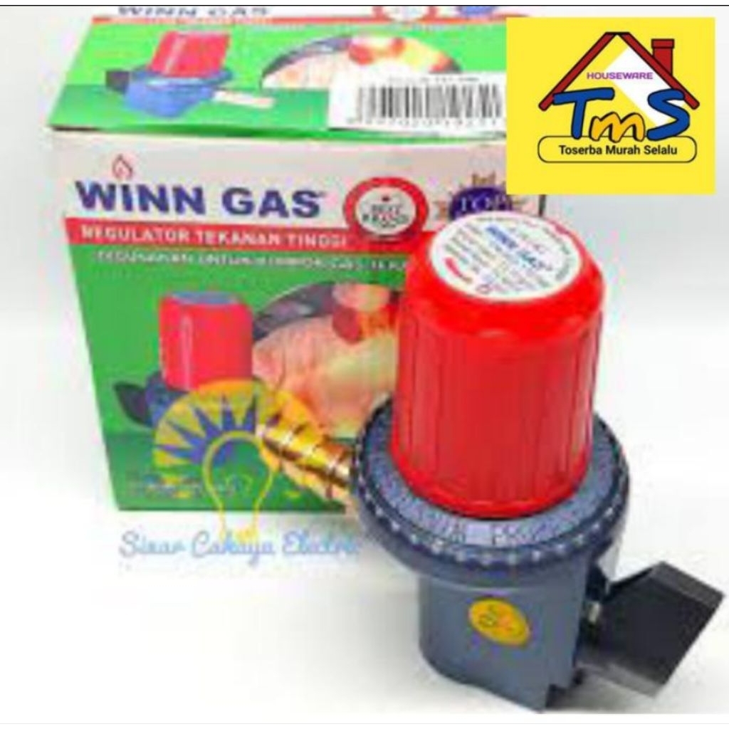 Regulator Winn Gas W-181-NM - Tekanan tinggi (Kompor Joss semawar)