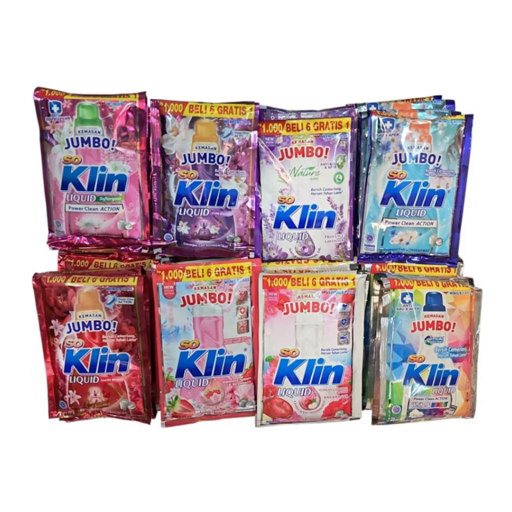 Soklin Cair Liquid Jumbo 1000 Renceng (isi 14)