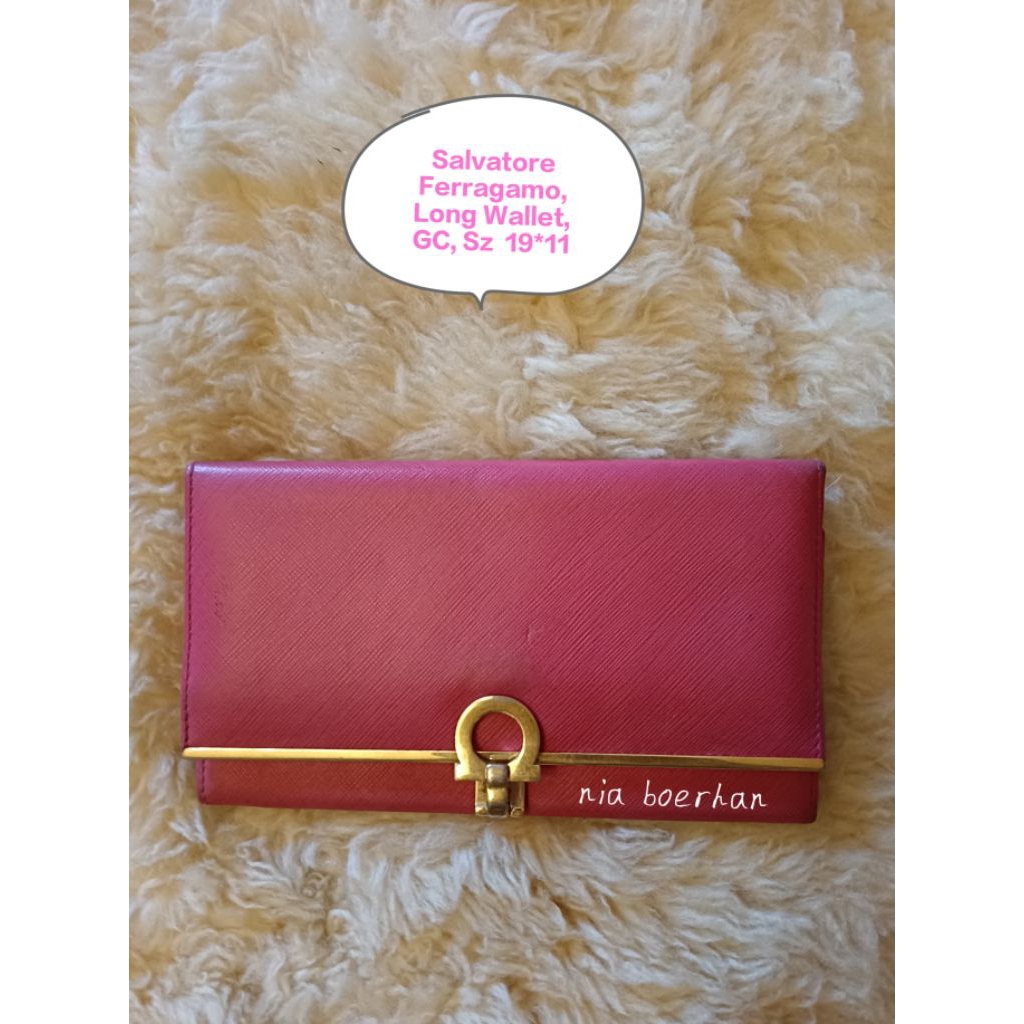 Long Wallet Ferragamo Leather Wallet
