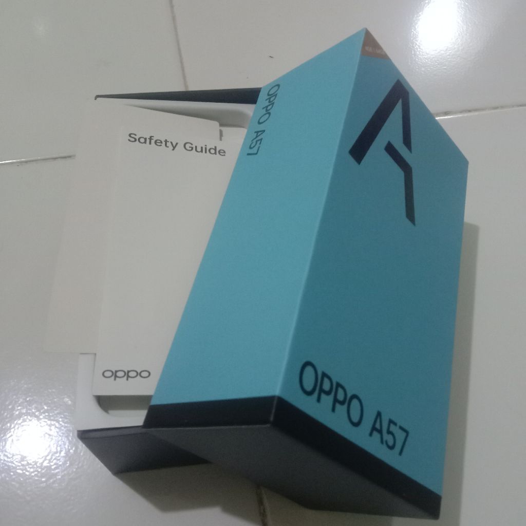 Kotak Hp Oppo A57 Asli / Dus Hp Oppo A57 Asli / Aksesoris Hp