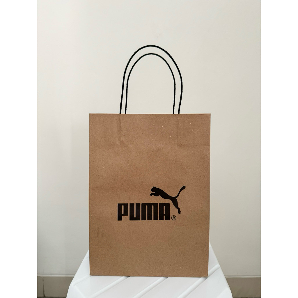 PUMA paper bag kantong kado original sport sporty