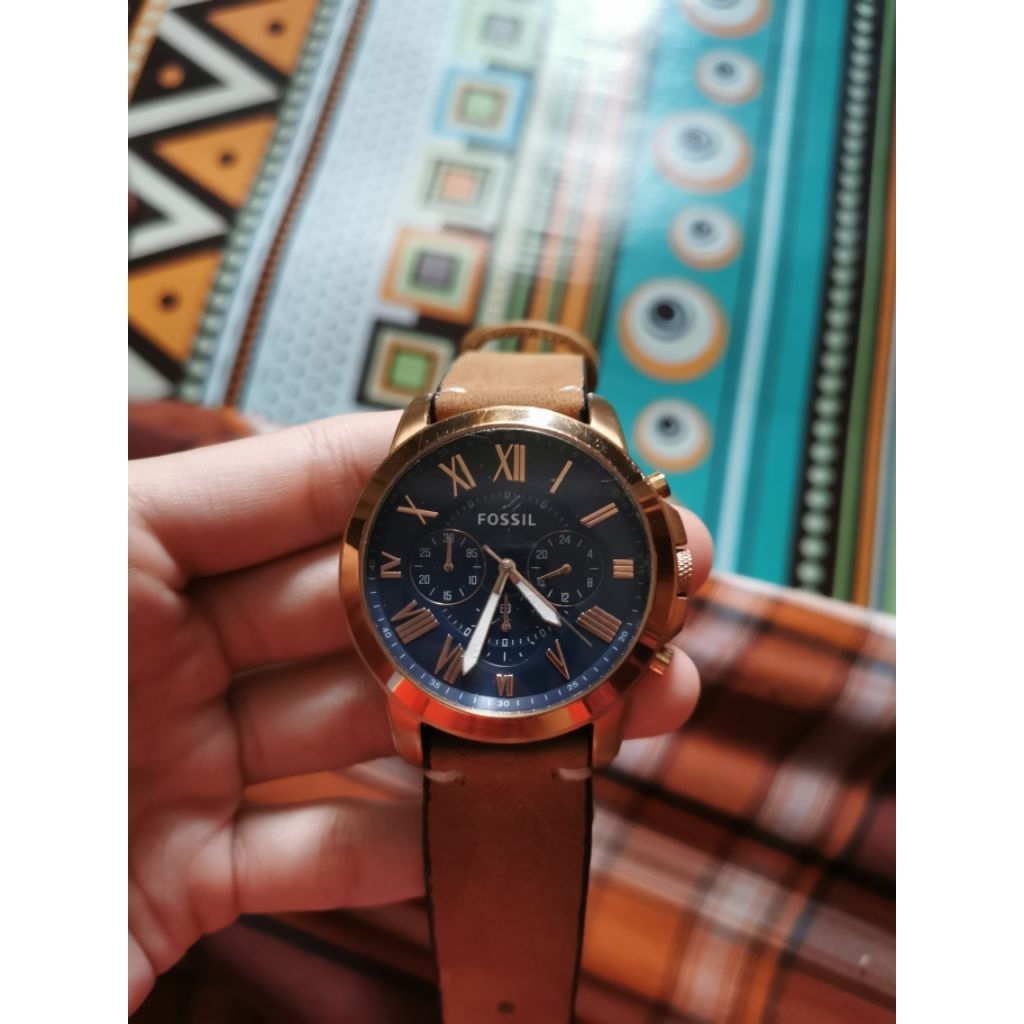 jam tangan pria chronograph second Preloved