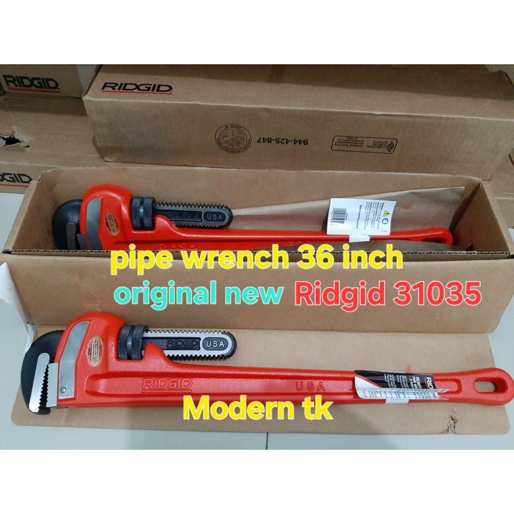 kunci pipa Ridgid Pipe wrench 36" #31035 Original