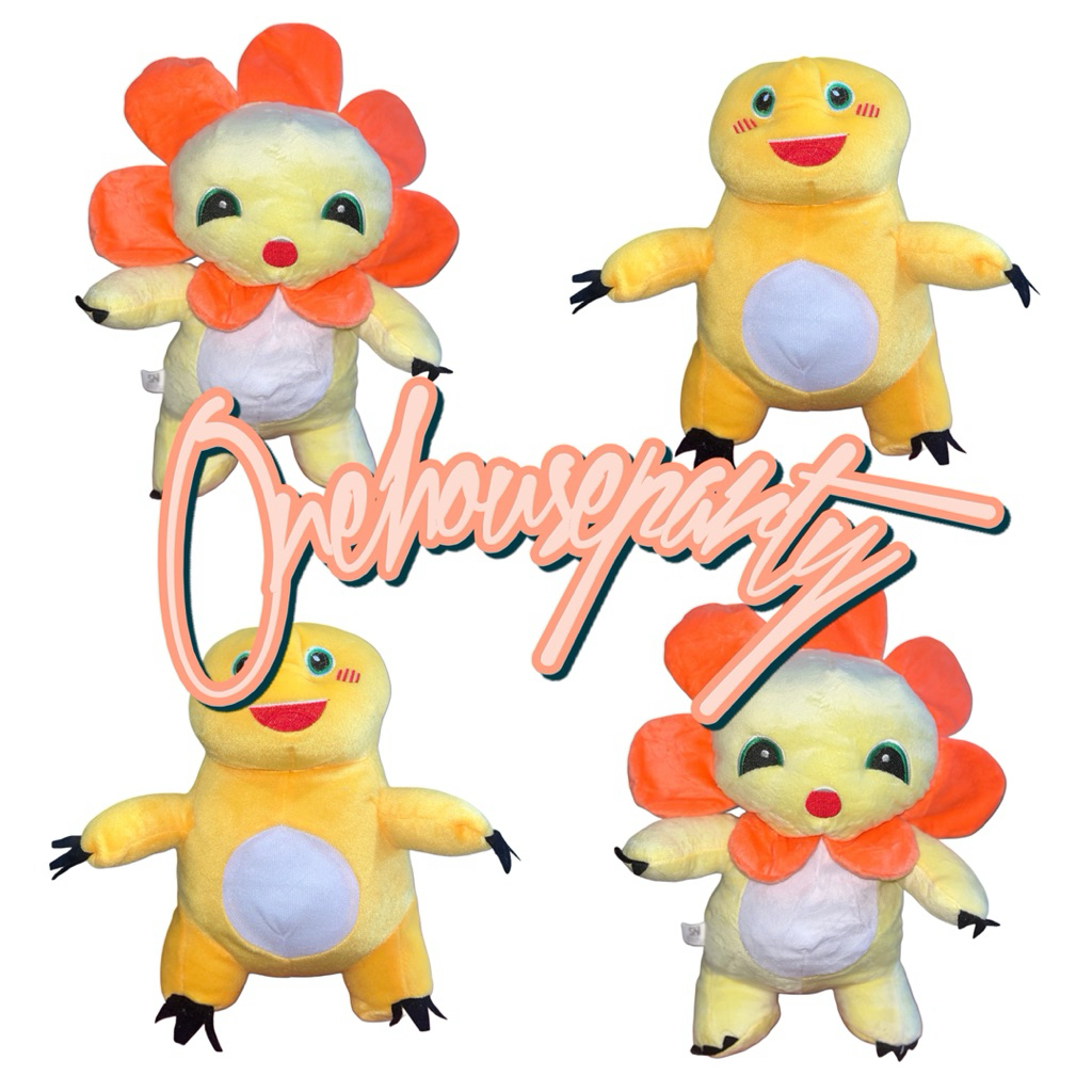 Boneka nailong dino kuning miniso boneka nailong susu naga fierce doll dekstop boneka nailong viral 