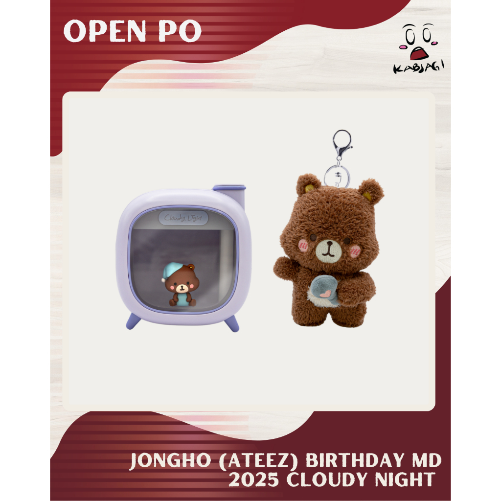[PO] JONGHO (ATEEZ) BIRTHDAY MD 2025 CLOUDY NIGHT